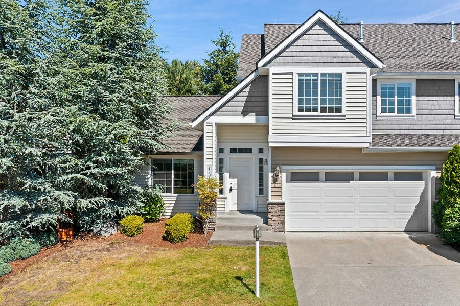 Townhome with attached garage