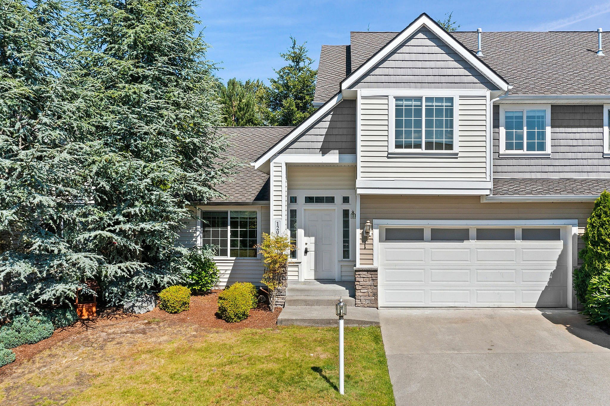 Townhome with attached garage