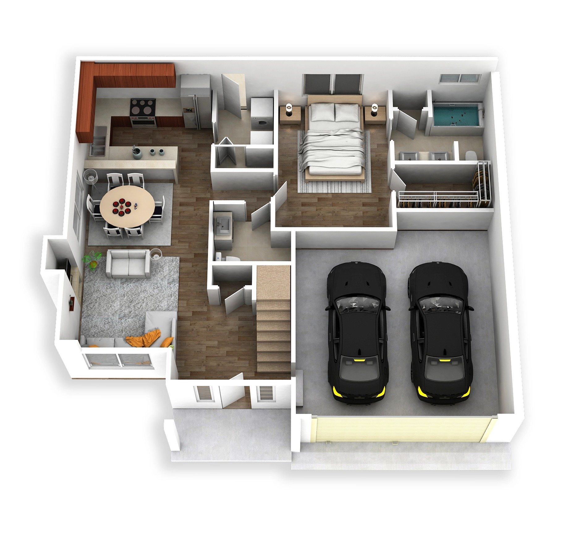 Olympic floor plan, 1,377 sq ft